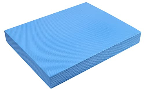 Greensen Balance Pad Tappetino da Yoga in TPE Ad Alto Rimbalzo Resistente agli Strappi Leggero e Portatile per Il Fitness con Struttura Antiscivolo 40 X 33 X 5 Cm (Blu Azzurro)