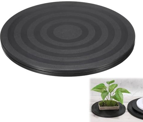 Supporto Girevole Base Rotante,Supporto Girevole di 360°,Base Girevole Pesante,Giradischi Girevole,Piatto Girevole Antiscivolo,Base Girevole,Supporto Girevole Base Rotante per TV,1PC