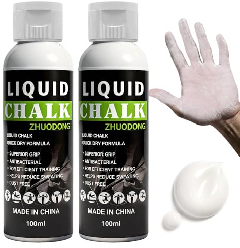 TULAMORIY Magnesie Liquide, Liquid Chalk,Sports magnésium Liquide,Liquid Chalk Professionnelle,Une Adhérence Parfaite,pour Calisthenics, l'escalade, Gymnastique et Le Fitness,Séchage Rapid