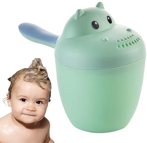 Après-shampoing Hippo, seau à shampoing pour tout-petits, pichet de lavage pour les tout-petits, outil de lavage doux pour les cheveux, bec verseur pour eau douce, récipient de lavage pour la maison