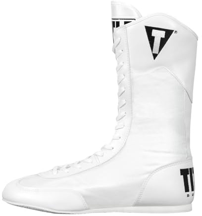 Title Speed-Flex Encore Tall Boxing Shoes Size 12 White