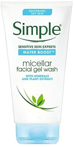 Simple Water Boost Micellar Facial Gel Wash 148Ml