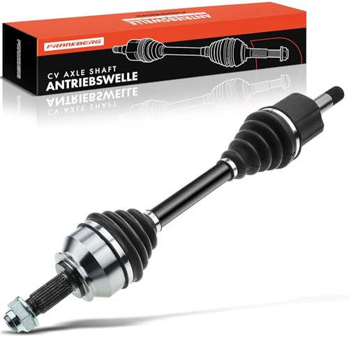 Frankberg Arbre de Transmission sans bague ABS Essieu Avant Gauche Compatible avec 147 937 1.9L 2001-2010 156 932 1.9L 2001-2005 156 Sportwagon 932 1.9L 2001-2006 Remplacer# 46308071