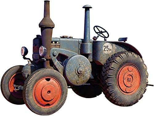 MiniArt 24003 1:24 Dt. Traktor D8506 Mod. 1937 - originalgetreue Nachbildung, Modellbau, Plastik Bausatz, Basteln, Hobby, Kleben, Modellbausatz, Zusammenbauen, unlackiert