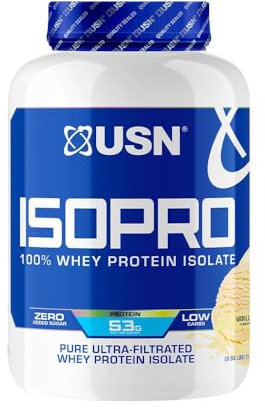 USN - Iso Pro 100% Whey Protein Isolate (1,8kg) - Whey Protein - Fettarm - Vanille