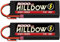 2S Lipo Akku 7,4 V 85C 5000mAh mit T Stecker Hardcase Lipo Batterie Zellen für RC Auto Evader Truck Truggy BX Quadcopter Hubschrauber LKW Boot Flugzeug (2 Stück)