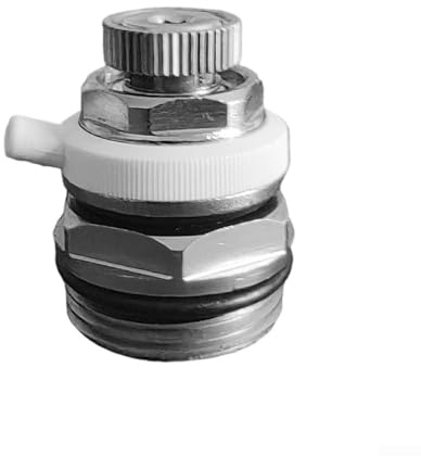 BlesConi Valvola di sfiato automatica e manuale per termosifoni, in ottone e acciaio inox, 3/4 e 1, per