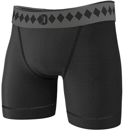 Diamond MMA Compression Performance Short with Built-in Jock Strap (Medium) Black