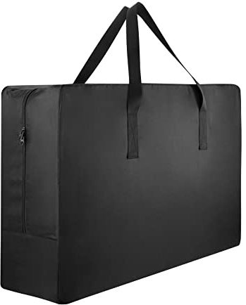 Black Storage Bag for Wagon, 32 Inch Water Resistant Sports Duffel, Protective Cover, Folding Outdoor Travel Equipment Zipper Bag for Strollers, Garden Cart, Camping