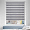 Doppelrollo Klemmfix ohne Bohren/mit Bohren, Duo Rollos für Fenster & Tür Marmor Grau 80x130 (BxH) Lichtdurchlässig & Verdunkelnd Klemmrollo Fensterrollo Sonnenschutz Duo Rollo