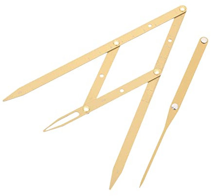ABOOFAN 2stücke Augenbrauen Maßstab Gleitschiene Mit Drei Punkten Goldene Ratio Präzises Messwerkzeug Für Augenbrauenformen Tragbar Und Einfach Zu Bedienen