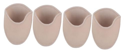 minkissy 2 Paar Zehenkappen zehenschutz tanzsocken Ballett Zehenkissen Ballett-Zehenpolster Ballettschuhe High Heels Hoher Absatz Hausschuhe Fußschutz Spitzenschuhe Fräulein Einlegesohle
