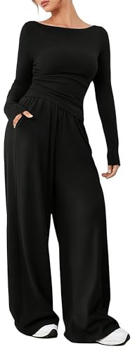 YKDLLF Sportivo Donna Completo Completi Sportivi Due Pezzi Sportiva Invernale Pantaloni Casual Elegante Tuta Ginnastica Tuta Sportiva Donna Completi Felpa Pantaloni Jogging Invernale