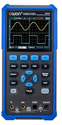 Owon Digitales Oszilloskop HDS272S, Oszilloskop 2 kanal 70mhz 3 in 1 Handheld-Digitaloszilloskop