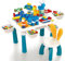 Kadii Bausteine Spieltisch Spielset mit Aufbewahrung Kinder Geschenk 6in1 für Jungen und Mädchen ab 3 Jahre (104 Set)