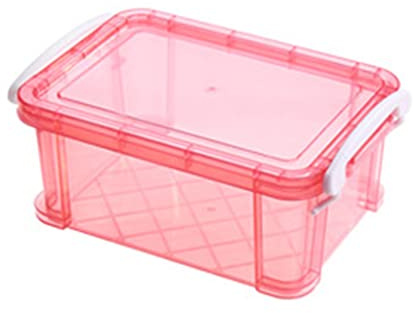 MinnowXY Index Card Holder Removable Snap-Tight Lid Notecard Collection Box Flash Cards Organizer for Office School