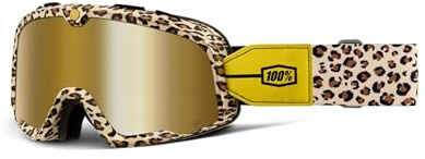 100% Barstow Classic MX Offroad Goggles Roller Miller w/True Gold Lens