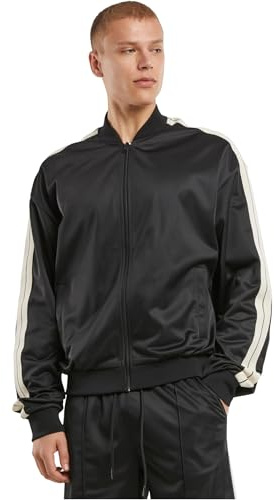 Urban Classics Sportjacka Tennis Core-jacka, träningsjacka, tennisjacka för, storlekar S – 5XL, svart, 4XL