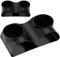GWCYMYD 2Pcs Underground Aquarium Cave Tunnel, Double Hole Fish Tank Hideout Cave, Fishes Tank Decor Accessory for Breeding(black,2)