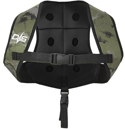 Pegciuho Gilet con Pesi per Immersioni, Accessorio in Neoprene con 6 Tasche a Goccia, Giubbotto con Pesi per Immersioni in per Adulti, per La Nautica Sot, XXL o XXXL
