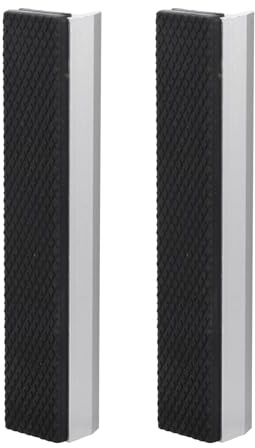SEWACC Juego de Fundas Magnéticas para Mordazas de 6 Pulgadas (150 Mm), Almohadillas Antideslizantes Multiranuradas de Metal con Imán Fuerte para Protección y Sujeción Segura