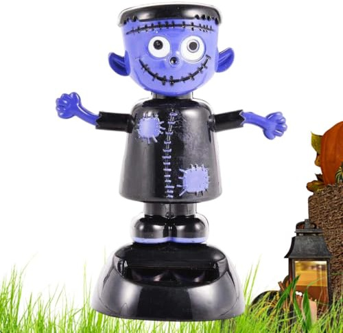 Halloween soldans leksak vibrerande halloween instrumentbräda figur | Bilinredning dekoration för hem, kontor, skrivbord, fest, utomhus, trädgård, gård, fönsterbräda,