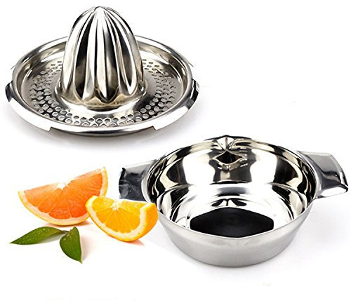 Citrus Orange Stainless Steel Juicer Lemon Lime Fruit Hand Squeezer Kitchen Tool