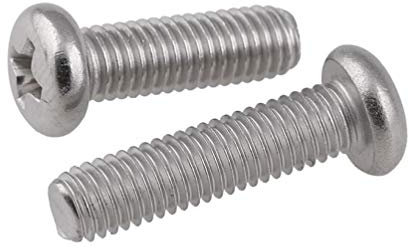 Vite Phillips a testa tonda in acciaio inossidabile 304, filo per macchina a testa bombata M8, vite a testa semicircolare-M8 * 45-10 pezzi