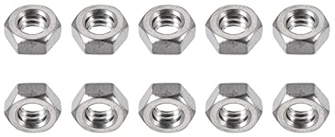 DTGN 3/16-24(UNC) Hex Nuts - 20Pack - Good for Home Garage Repair - 304 Stainless Steel Hexagonal Nuts - Silver Tone