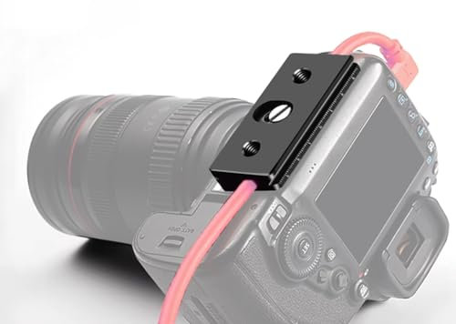 NovelGoal Kabelklemme Schnellwechselplatte Schließfach DSLR Kamera Online Shooting Universal Kamera Datenkabel Fixer