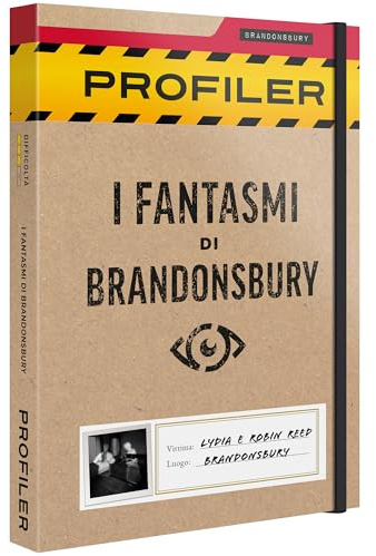 Platonia Games PROFILER - Fantasmi Di Brandonsbury - Scoprite gli oscuri segreti di un hotel maledetto - Gioco di società Escape Game - Gioco d'indagine collaborativa coinvolgente, 1-6 giocatori