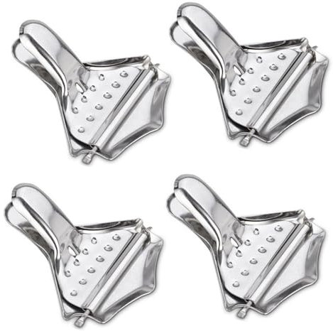Presse Citron Manuel,4 PCS Presse Agrumes en Acier Inoxydable Presse Tranche Citron de Cuisine Pour Citron Orange Ou Autres Fruits