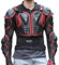 WILDKEN Giacca Moto Corpo Armatura Indumenti di Protezione Completa Moto Professionale Sportivo per Donna Uomo Adulto Spina Dorsale Tuta da Motociclista (Rosso, XL)