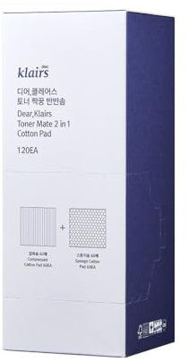 Dear Klairs Toner Mate 2 in 1 Cotton Pad