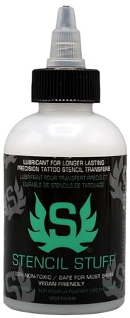 Stencil Stuff Tattoo Stencil Transfer Gel – 4oz Tattoo Stencil Transfer Solution – Vegan-Friendly Stencil Gel – Fast-Drying and Long-Lasting – Clean and Easy Application