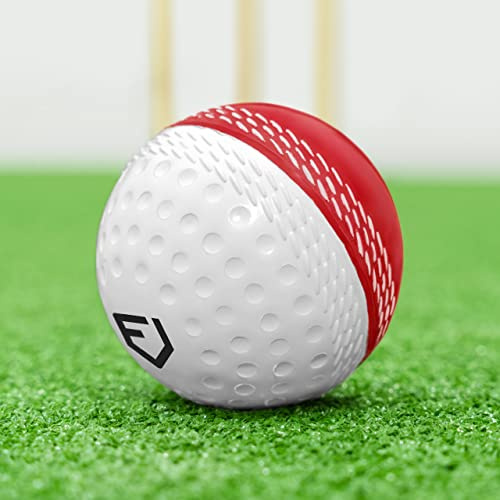 FORTRESS Palline Da Cricket Swing Reverse - Rosso/Bianco & Rosa/Bianco (Pacco Da 6, Rosso/Bianco)
