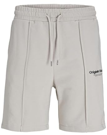 JACK & JONES Pantalones Cortos de chándal Cortos y cómodos para Hombre JPSTKANE, Color:Arena, Talla:L