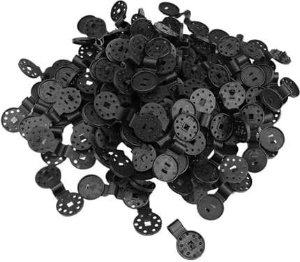Schattennetz Kunststoff Clip, SPRHR 100 Stück mit Ose Schattiernetz Clip, Kunststoff Clips für Sonnensegel, Langlebig, Fest Fixiert, Geeignet für Schattentuch, Sonnenschutznetz, Winddichtes Tuch