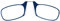 DIDINSKY Arthin Lesebrille ohne Bügel für Männer und Frauen. Leichte Brille als mobile Leselupe und Reisebrille. Perfekte Lesebrille für Frauen und Korrektionsbrille. Indigo +1.5