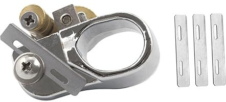 Homoyoyo 1juego Cortador De Piel Profesional De Inoxidable Para Herramienta De Corte De Cinturones Cutter De Piel Cabezal Intercambiable Para Manualidades Cuero y Accesorios De Moda