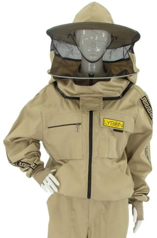 LYSON Veste d'apiculteur avec capuche, beige glamour (Color Line) XL