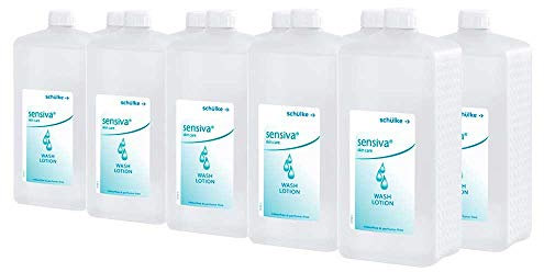10x 1000 ml Eurofl. Schülke Sensiva® Waschlotion Reinigungslotion Flüssigseife Lotion, seifenfrei
