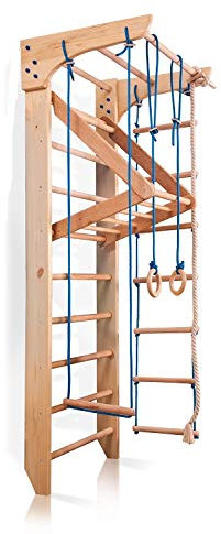 SportBaby Échelle suédoise Espalier Kinder-4-240 Jeu, Espalier suédois, Terrain de Jeu pour Les Enfants, Jouets, Bois, Bébé