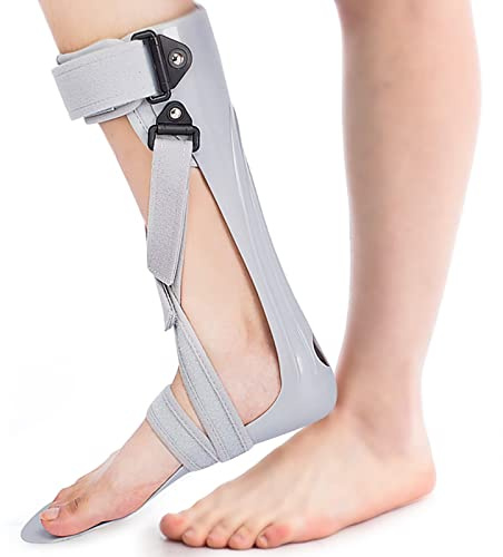 Tairibousy AFO Foot Drop Brace Ankle Foot Orthosis, for Foot Drop, Stroke, Hemiplegia, Tendon and Calf Stretching, Keeping Foot in Straight Right Angle (L, Right)