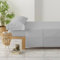 Degrees home - Premium - Juego de sabanas 105 x 190-3 Piezas -1 Sabana, 1 Bajeras Ajustables y 1 Fundas de Almohadas de 105x45 - Microfibra cepillada (Cama 105 - Gris)
