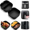 Silikonform HeißLuftfritteuse für Russell Hobbs Heißluftfritteuse XXL 8L/8,3L, Airfryer Silikonform Antihaft für Bosch Heißluftfritteuse Serie 6, XXL 7,2 L, Air Fryer Silikon Einsatz Zubehör (2PCS)