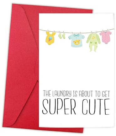 Baby Shower Card Funny Pregnancy Announcement Gifts for Grandparents Parents Congrats on Pregnancy Card for New Mom Dad New Parents Gifts for Couples Pregnancy Congratulations Cards for Best Friend