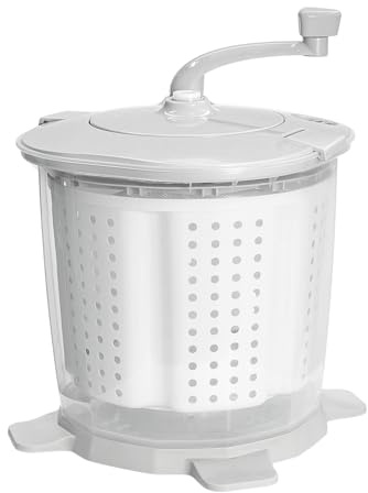 GREENSAPPIRE Portable Mini Hand Crank Washing Machine and Spin 2 In1