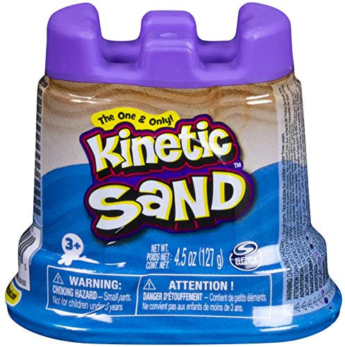 Kinetic Sand 20128033 Mini Lock with Malleable Sand, Blue, 127 g