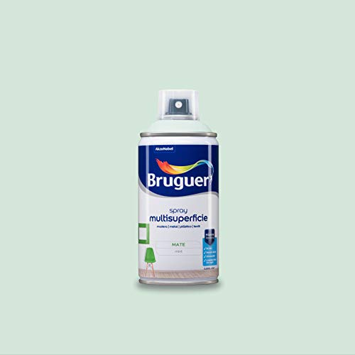 Bruguer Acrylic Multisuperficie Esmalte al agua en Spray Mate Mint 300 ml